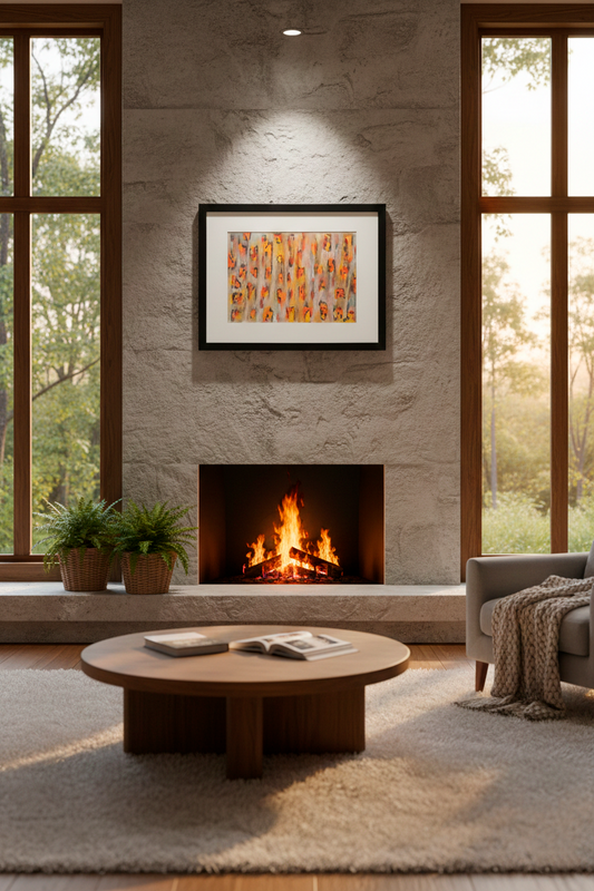 Cuadro abstracto Vida